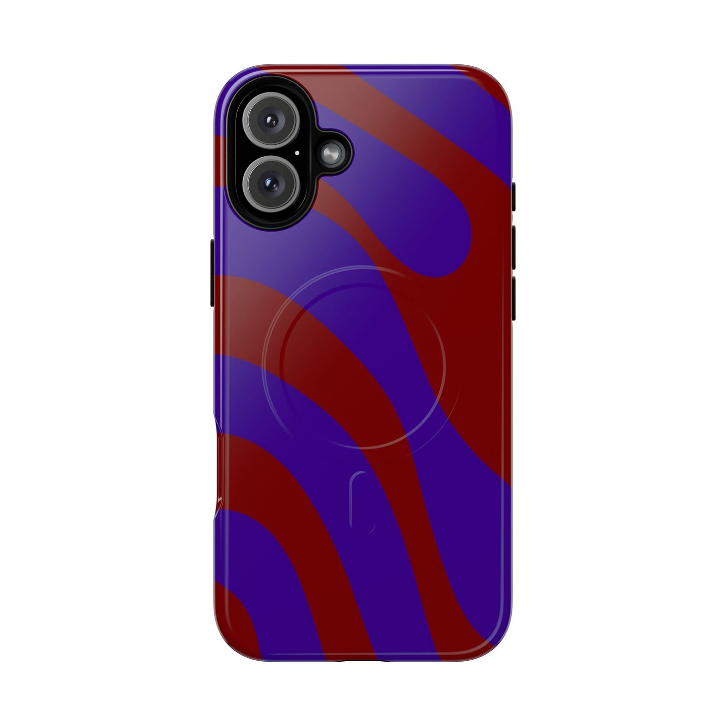 Violet and burgundy swirl