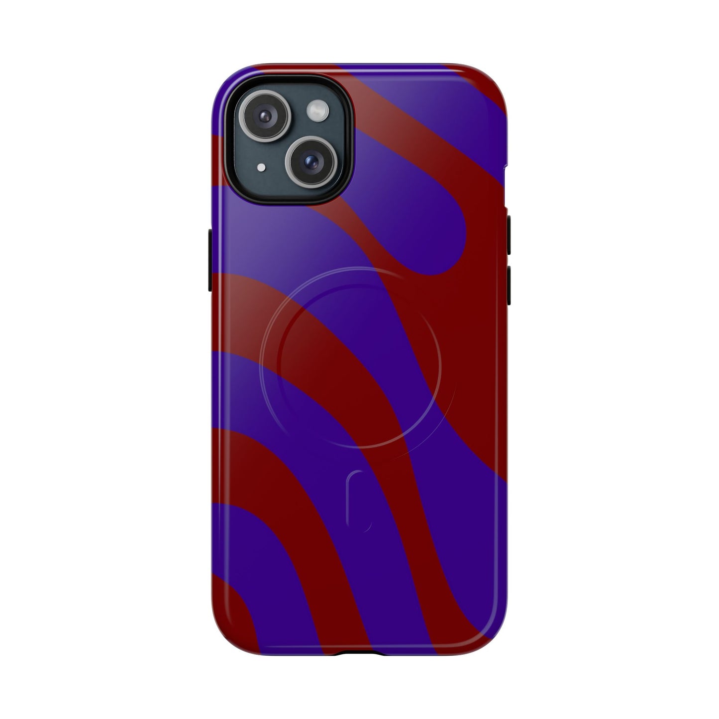 Violet and burgundy swirl