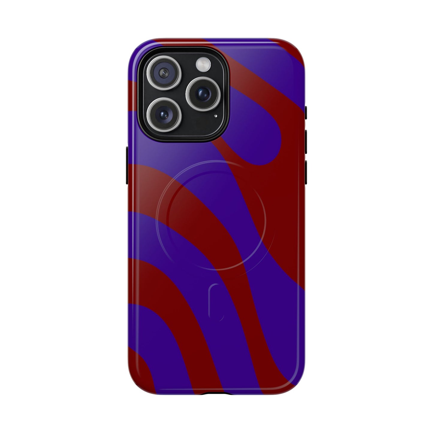 Violet and burgundy swirl