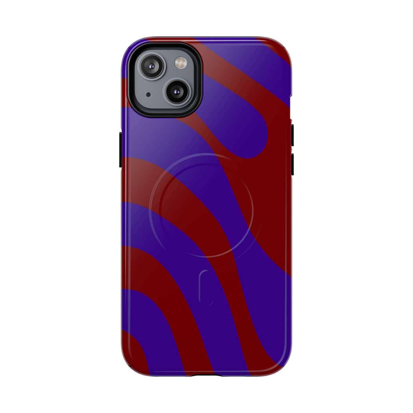 Violet and burgundy swirl