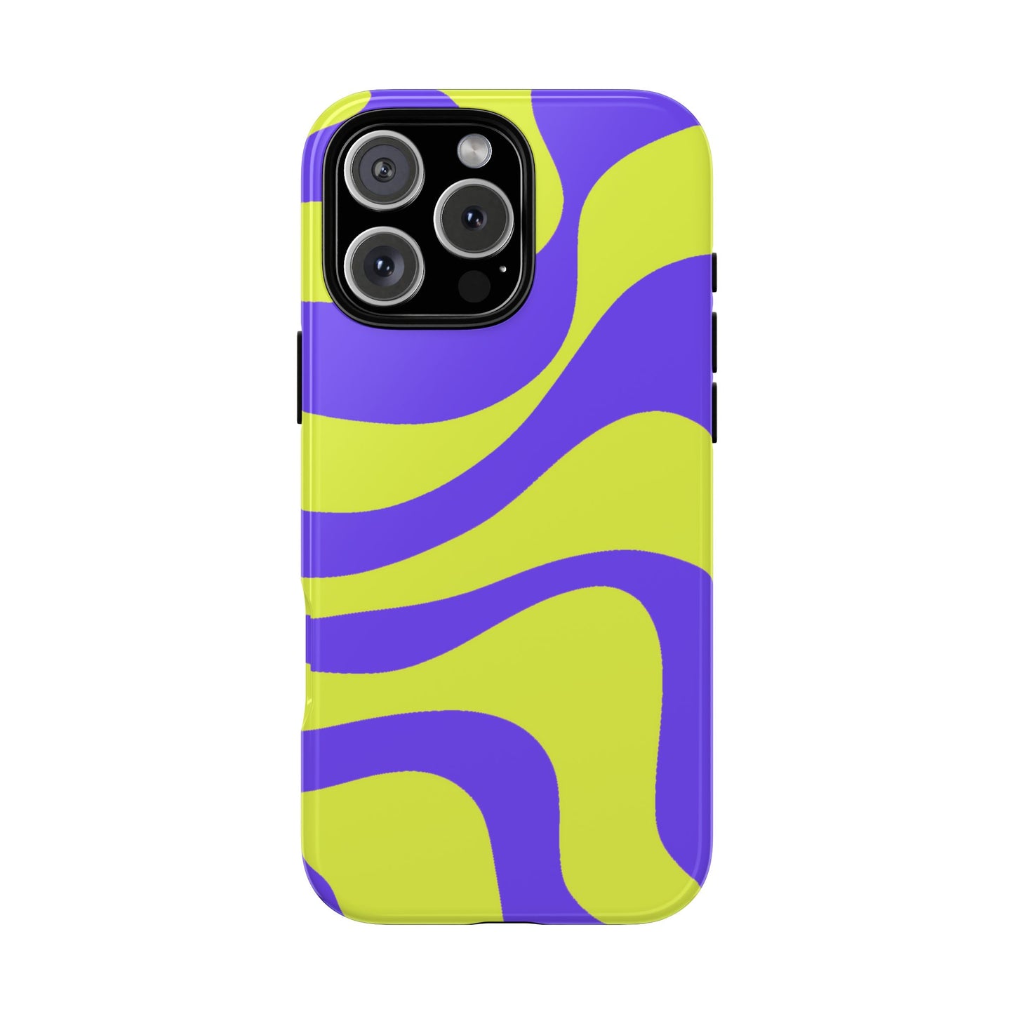 Green and purple swirl