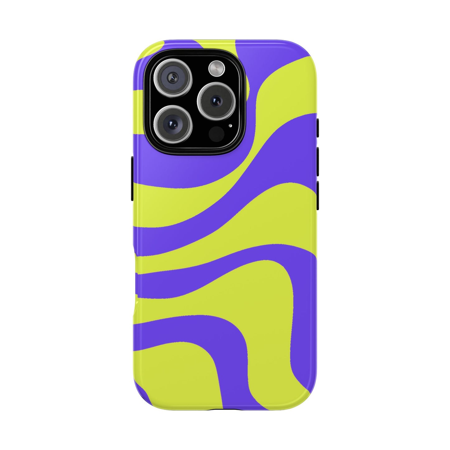Green and purple swirl