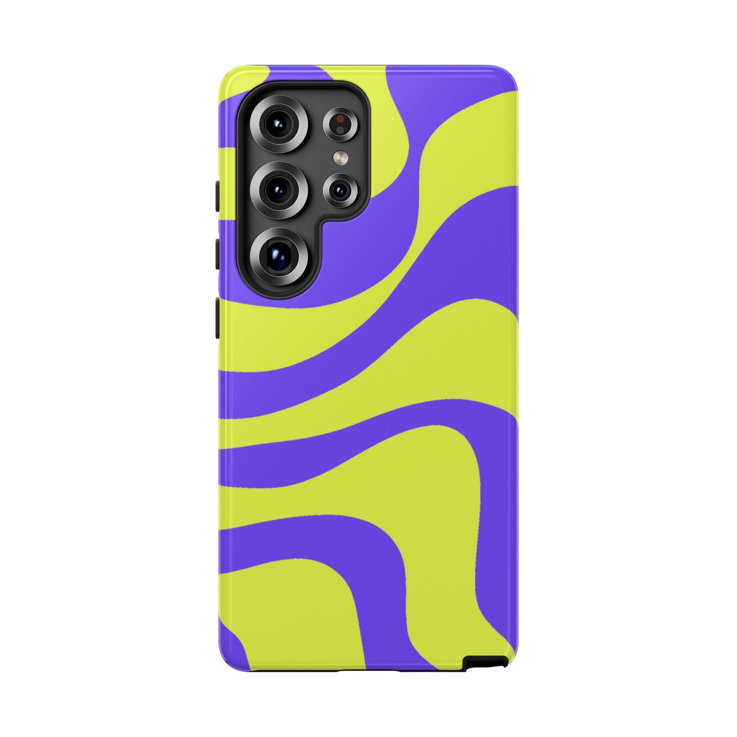 Green and purple swirl
