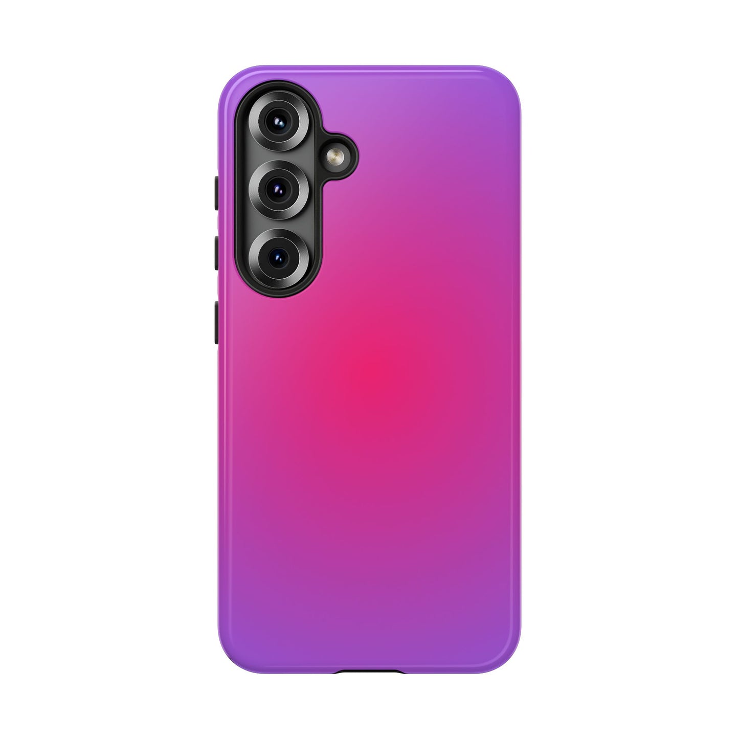 Pink to purple aura
