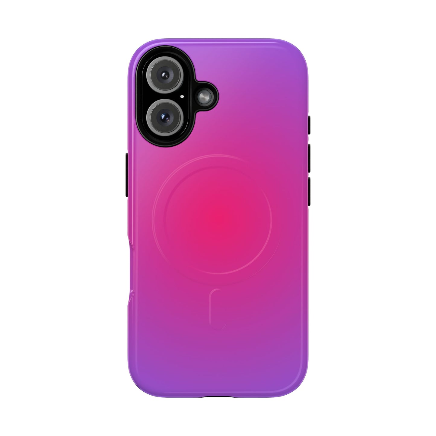 Pink to purple aura