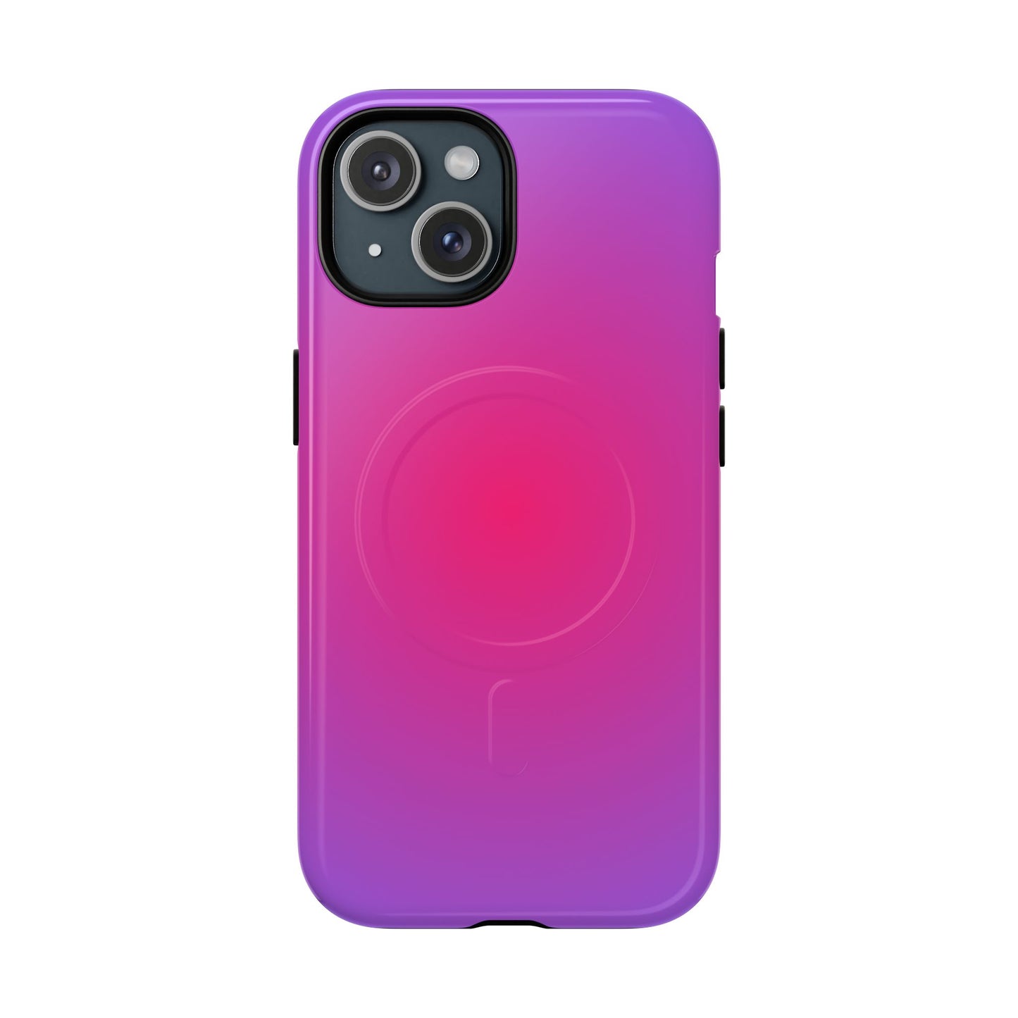 Pink to purple aura