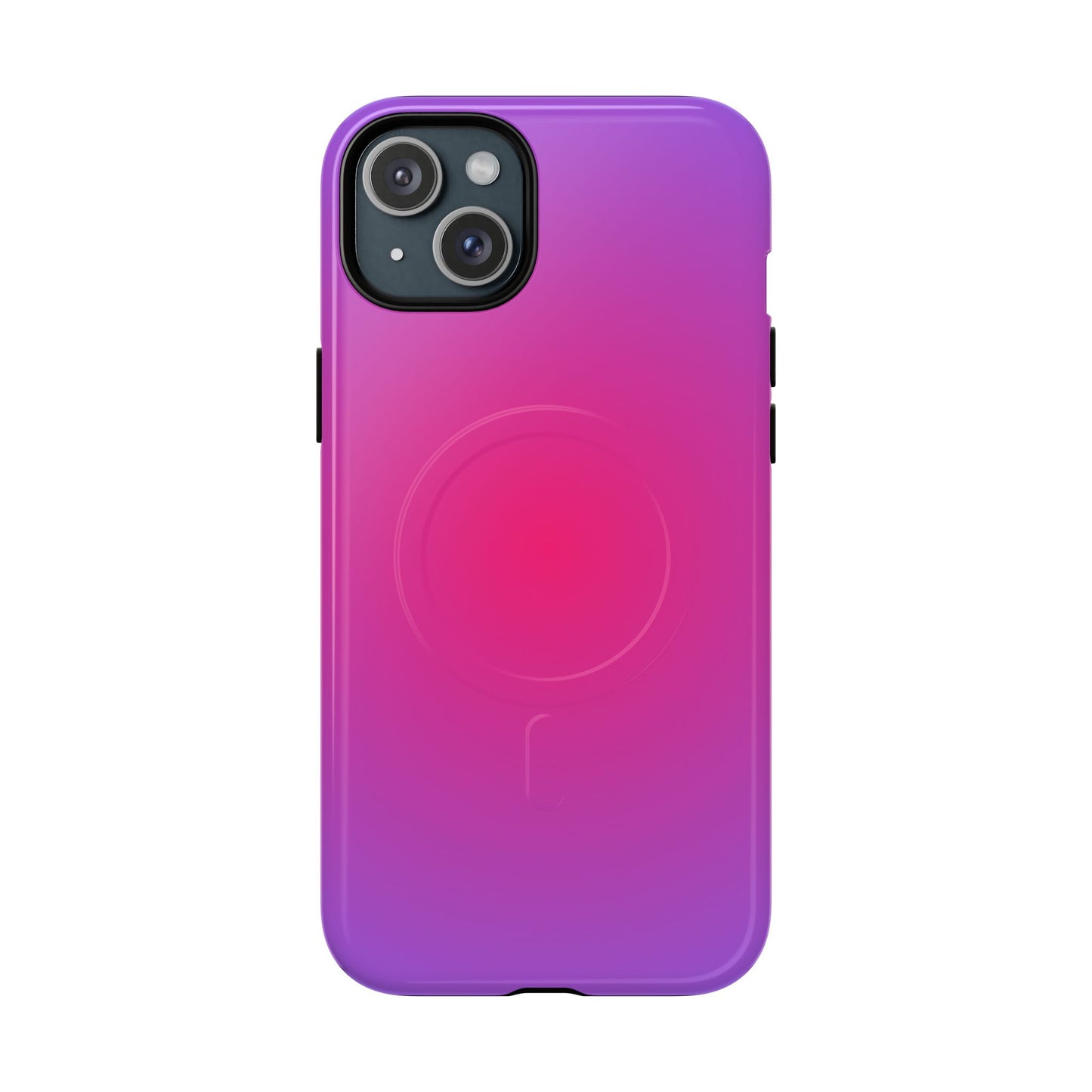 Pink to purple aura