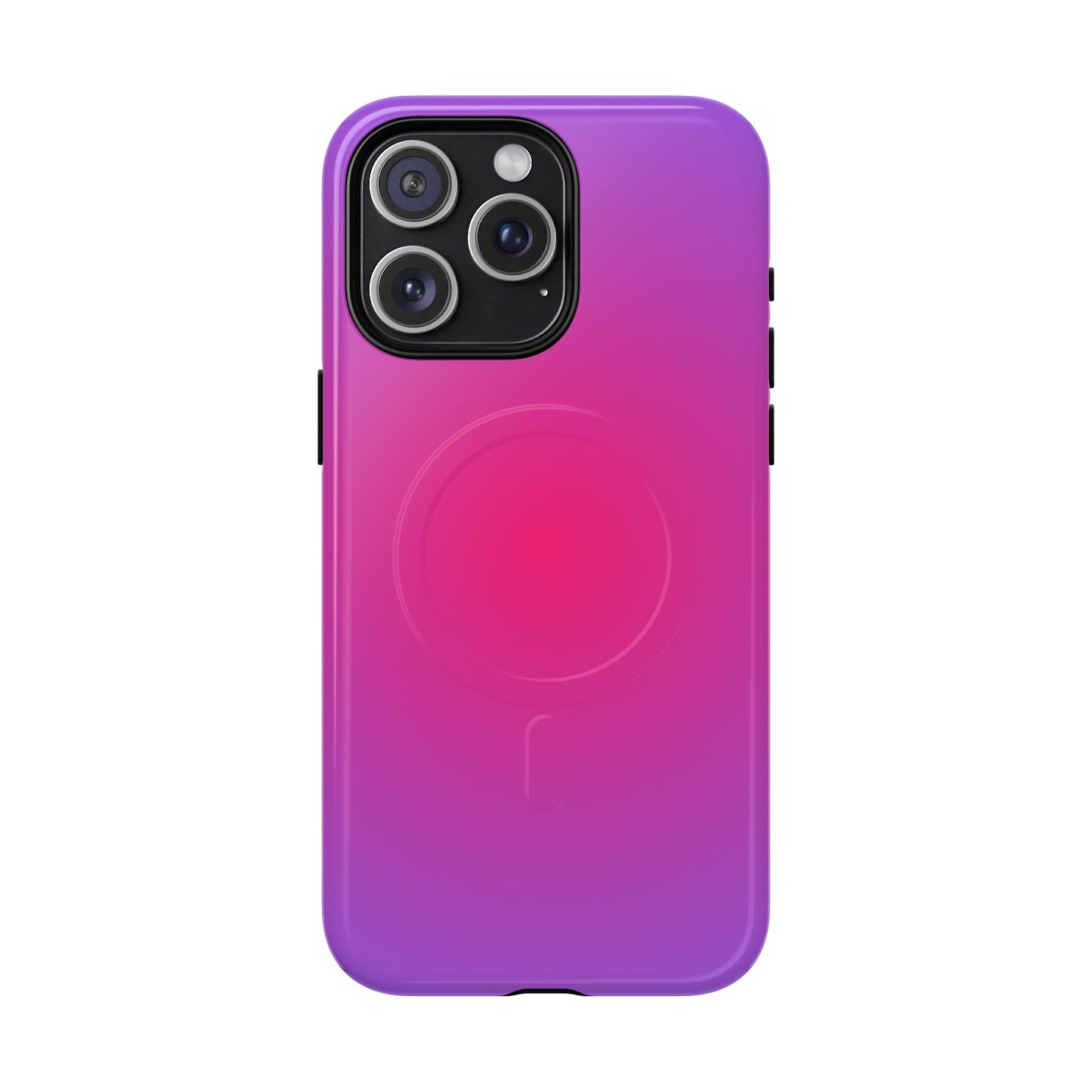 Pink to purple aura