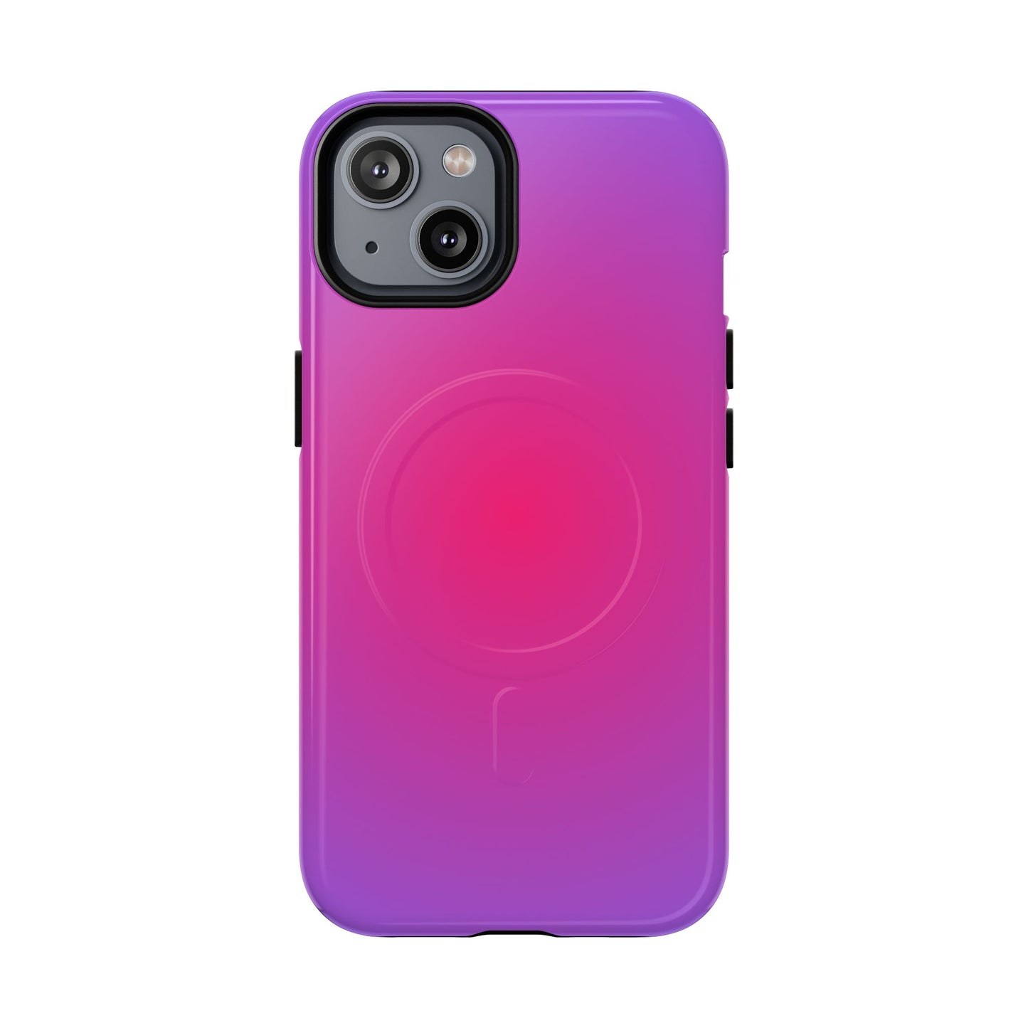 Pink to purple aura