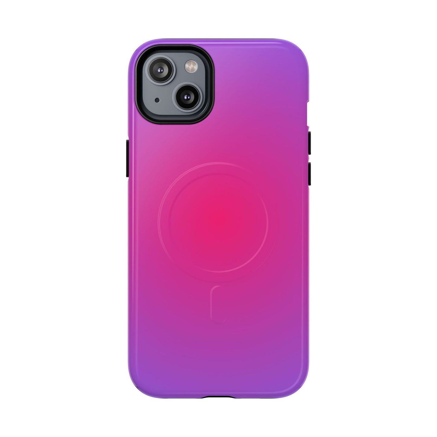 Pink to purple aura