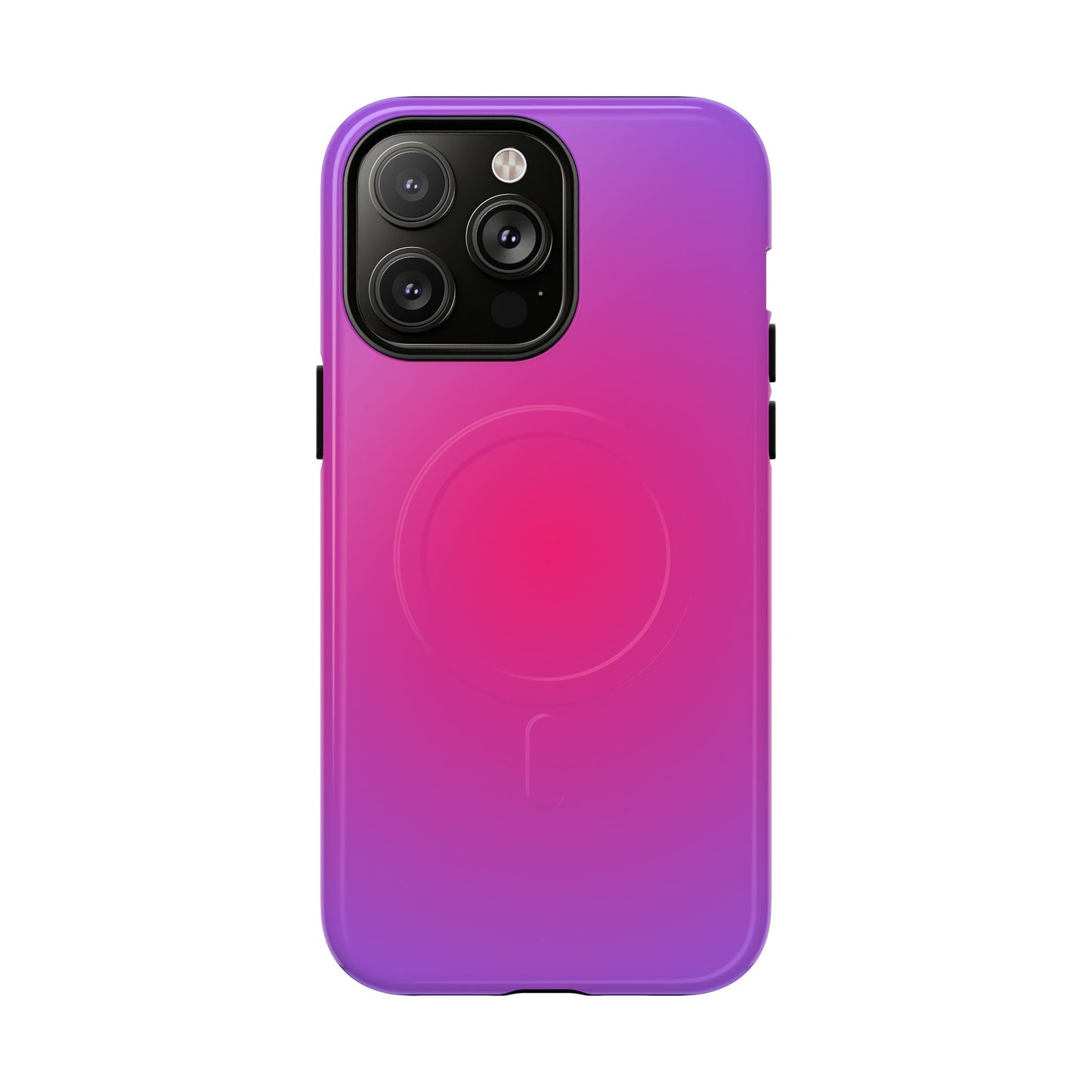 Pink to purple aura