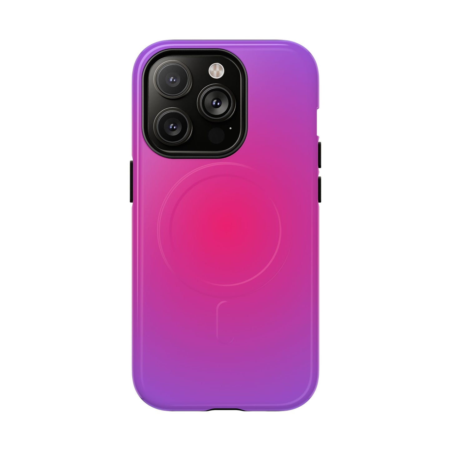 Pink to purple aura