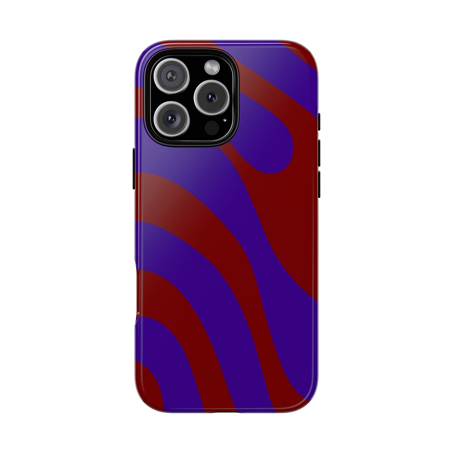 Violet and burgundy swirl