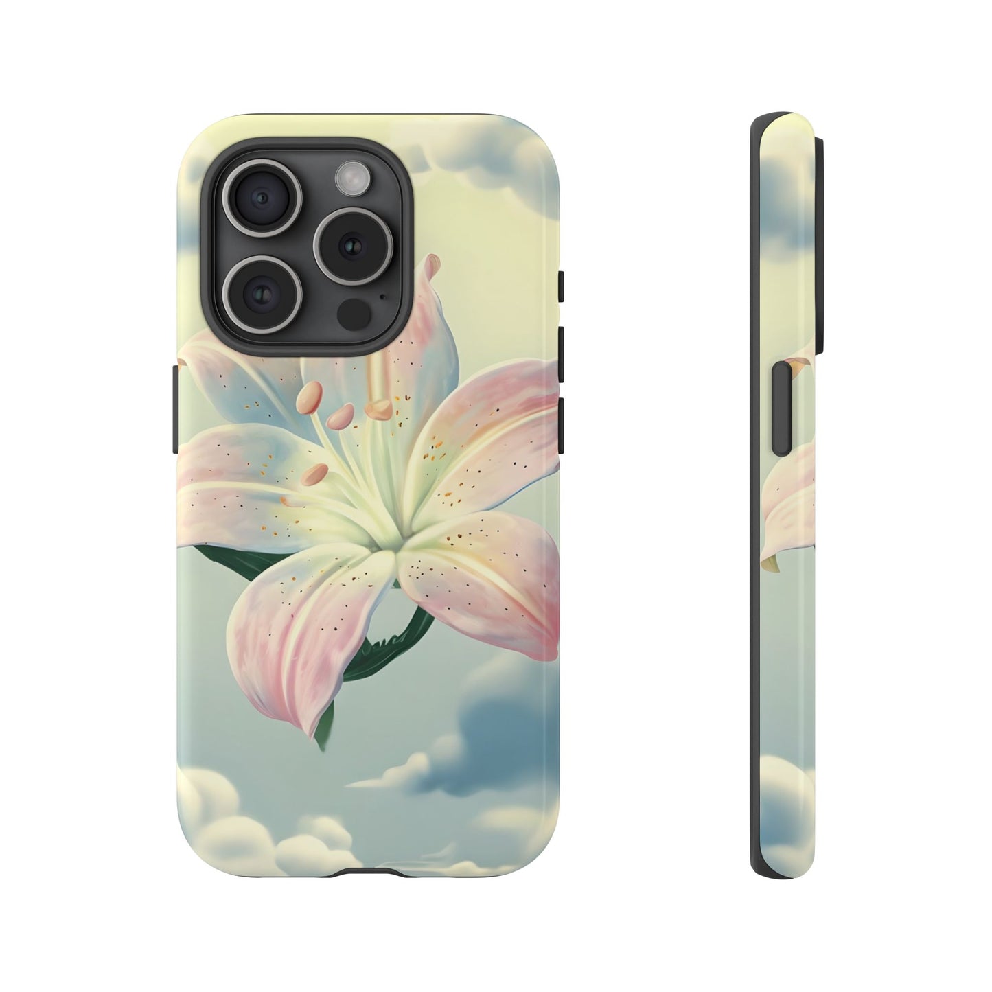 Pink flower in sky