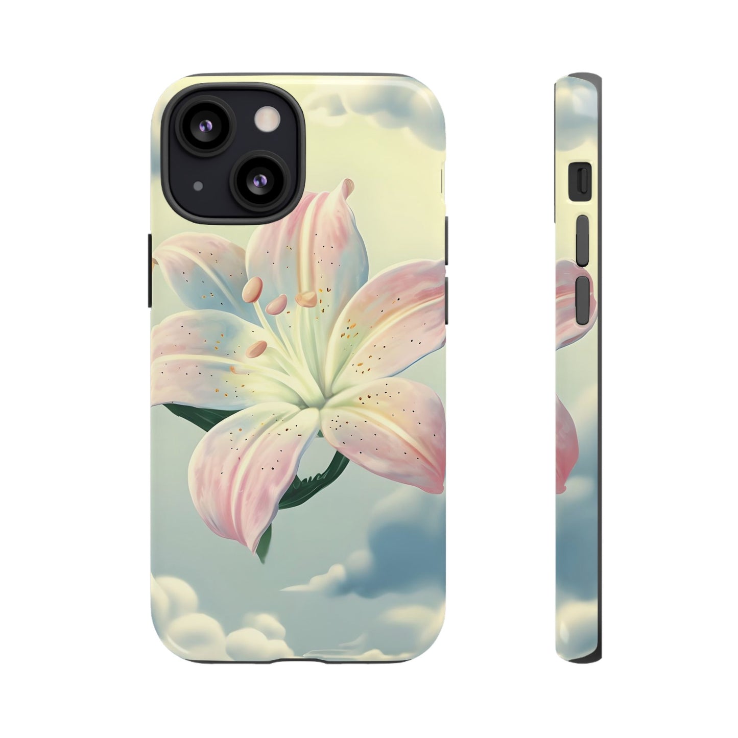 Pink flower in sky