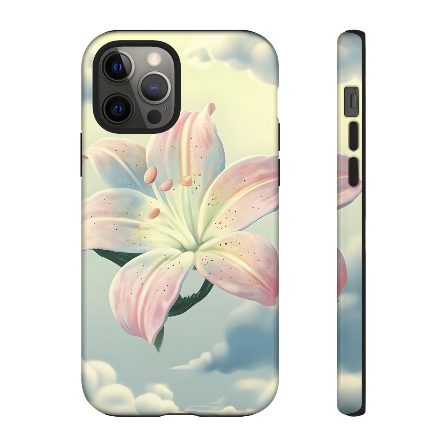Pink flower in sky