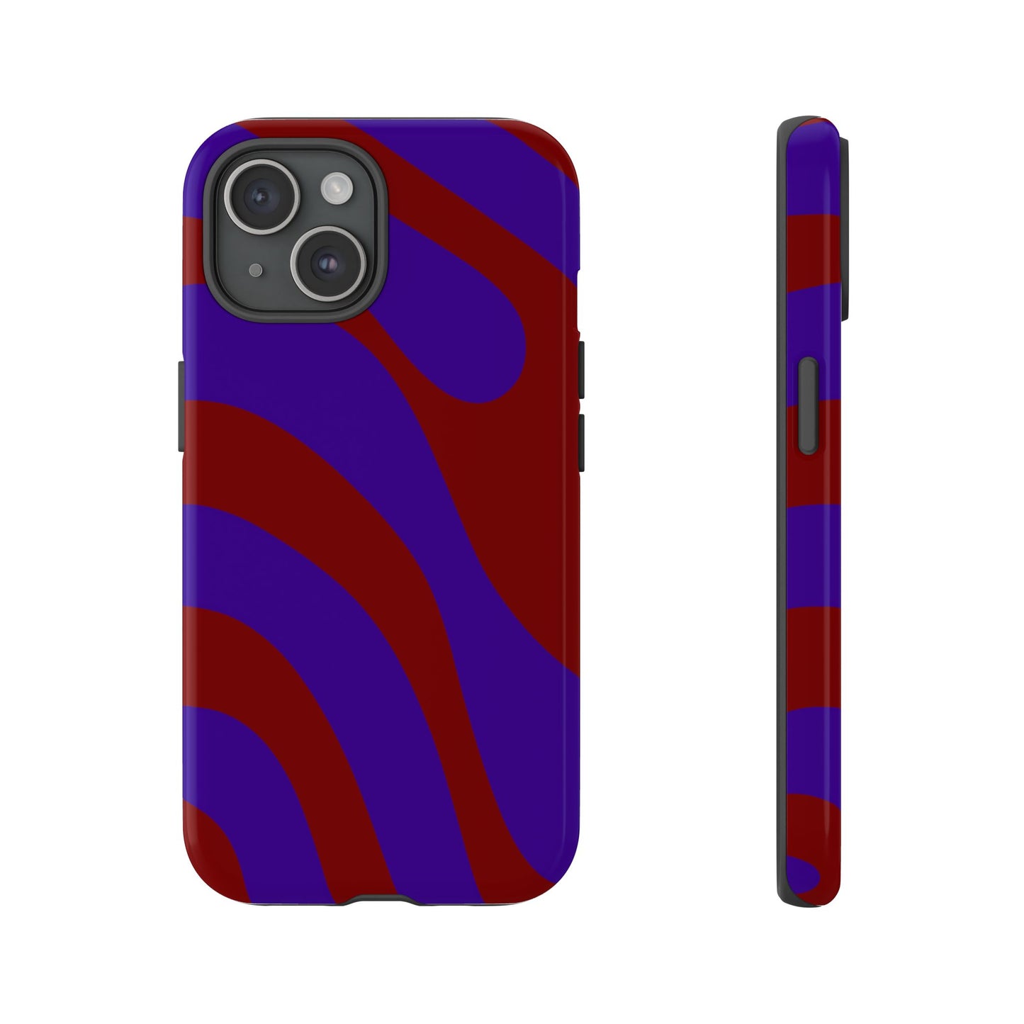 Violet and burgundy swirl
