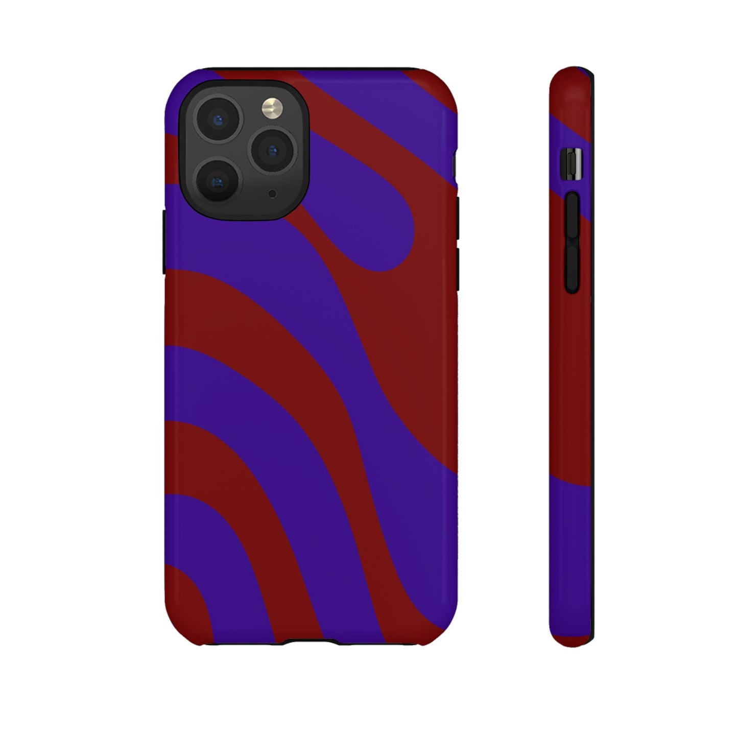 Violet and burgundy swirl