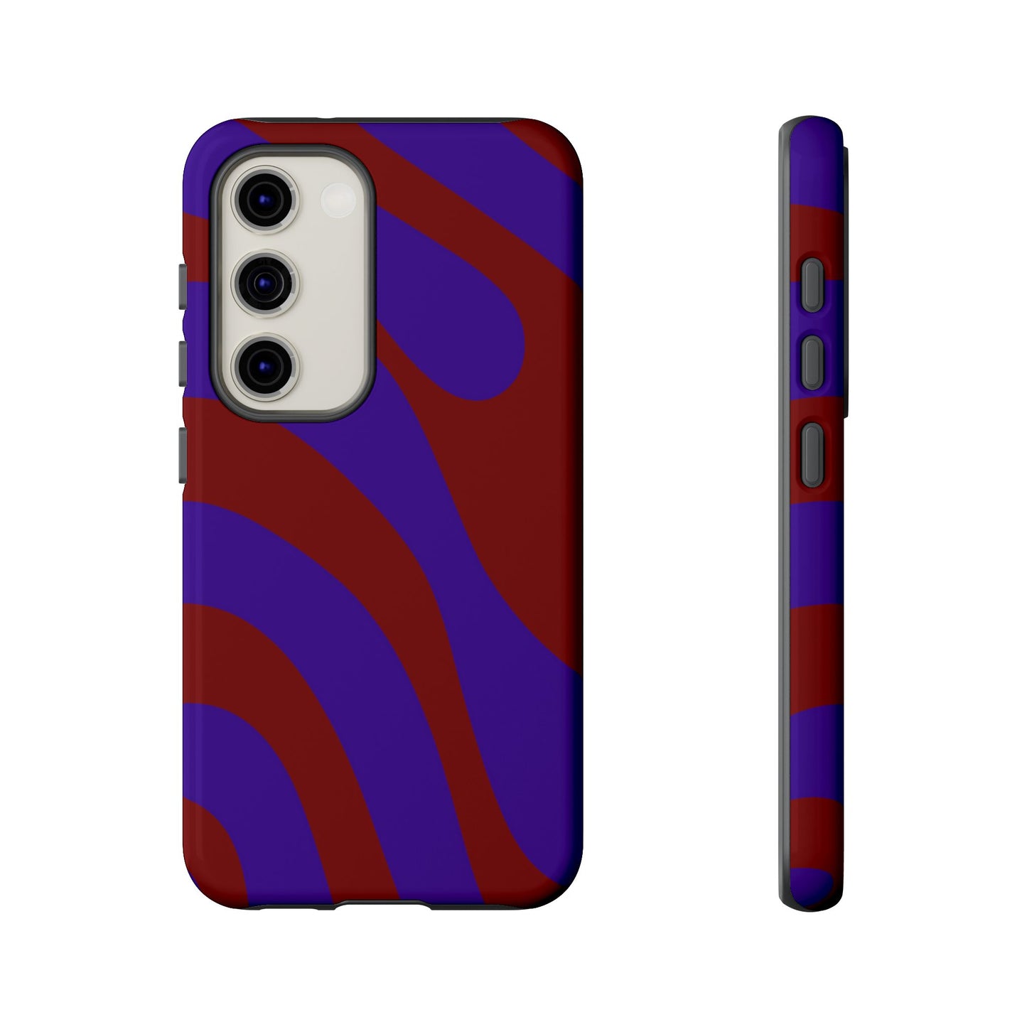 Violet and burgundy swirl