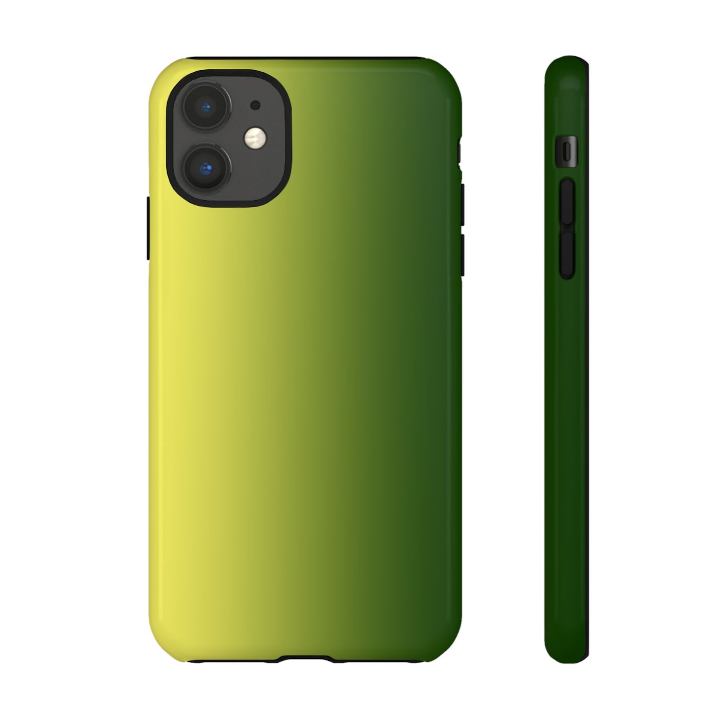 Soft yellow to green