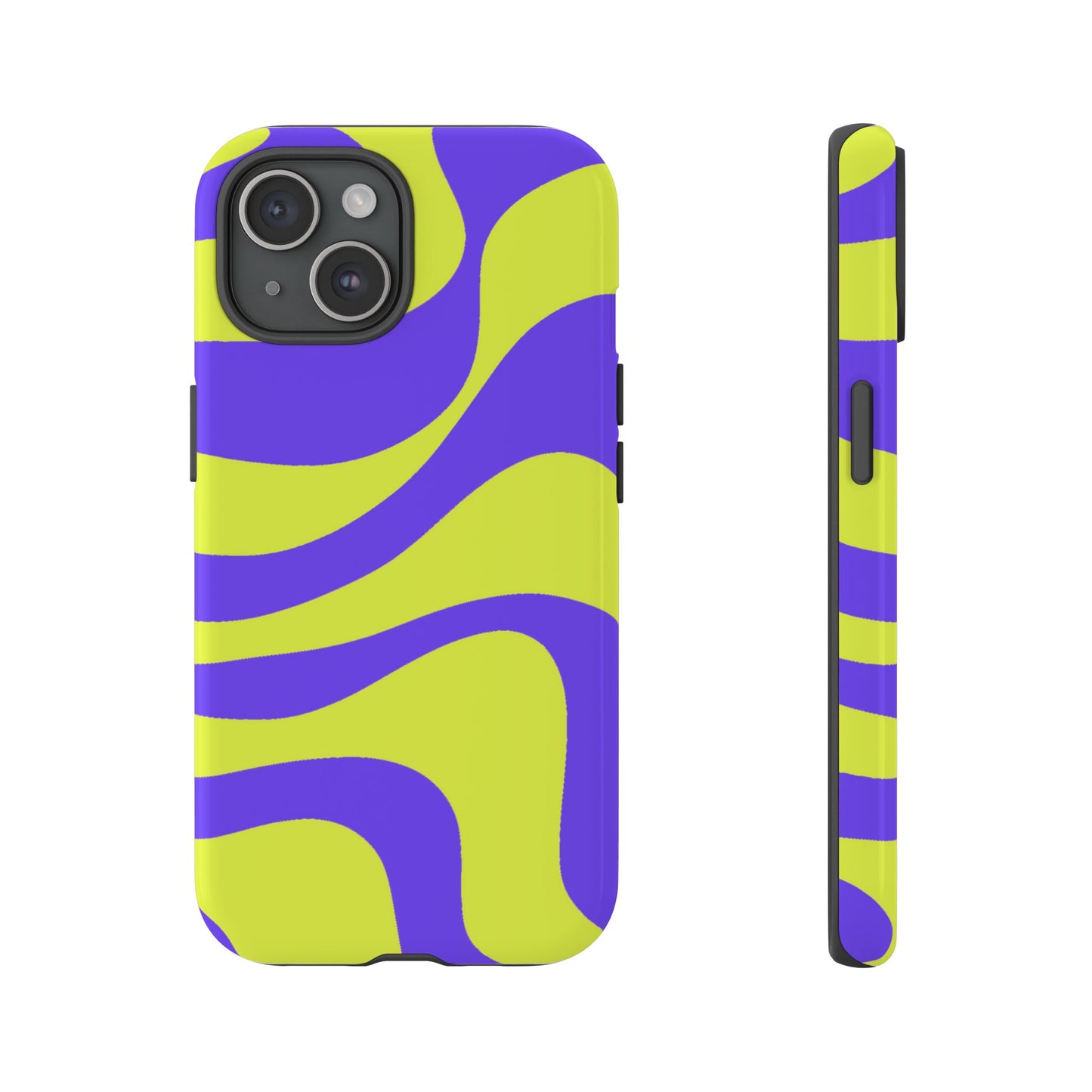 Green and purple swirl