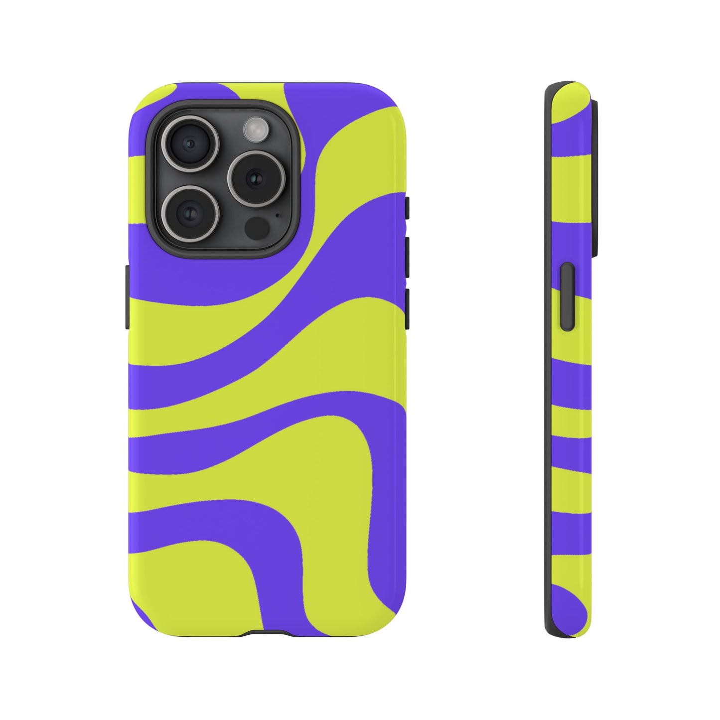 Green and purple swirl