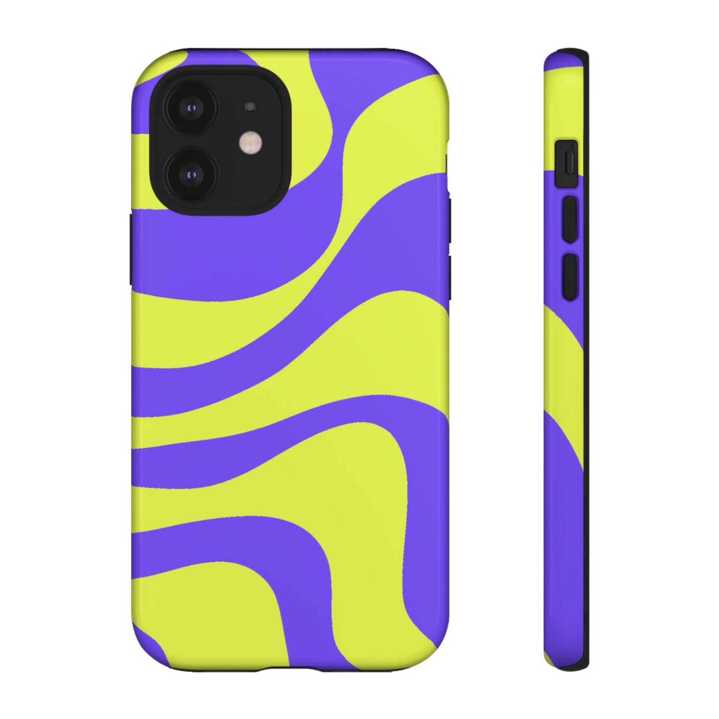 Green and purple swirl