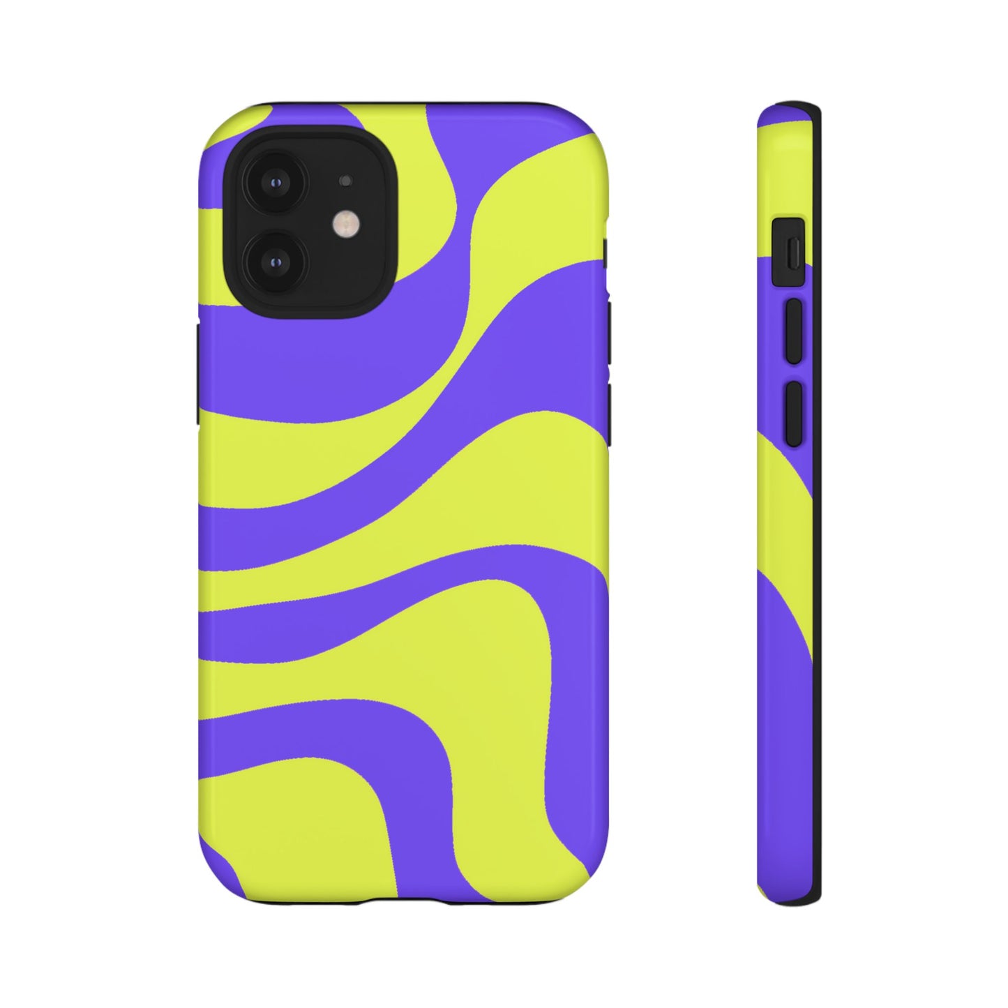 Green and purple swirl