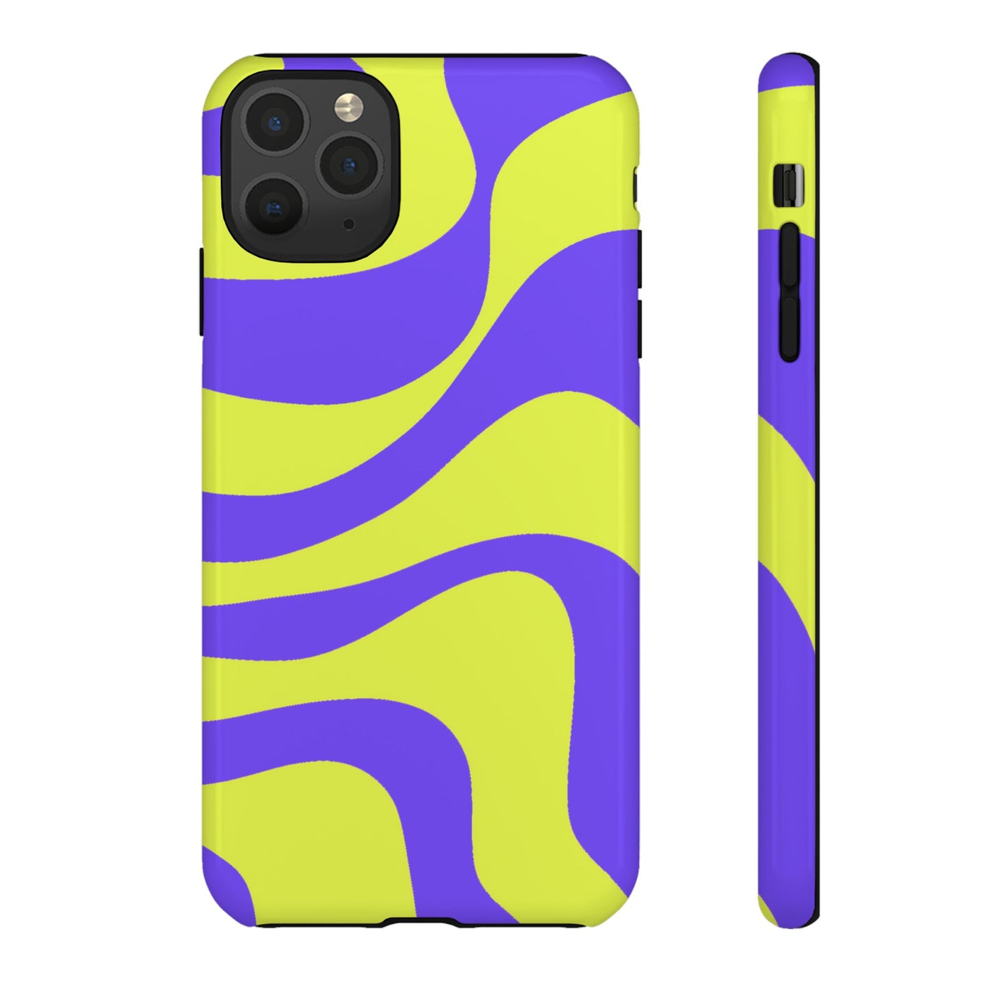 Green and purple swirl