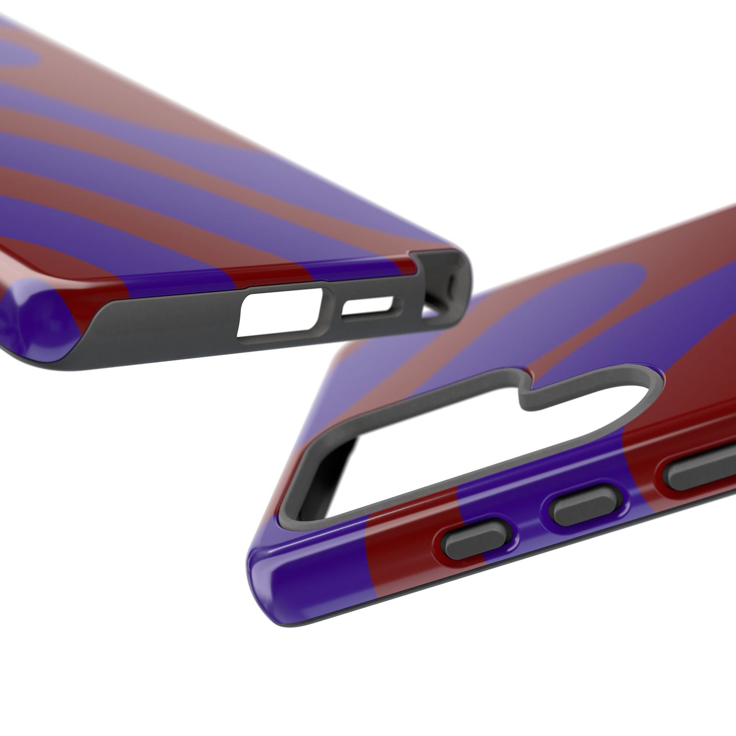 Violet and burgundy swirl