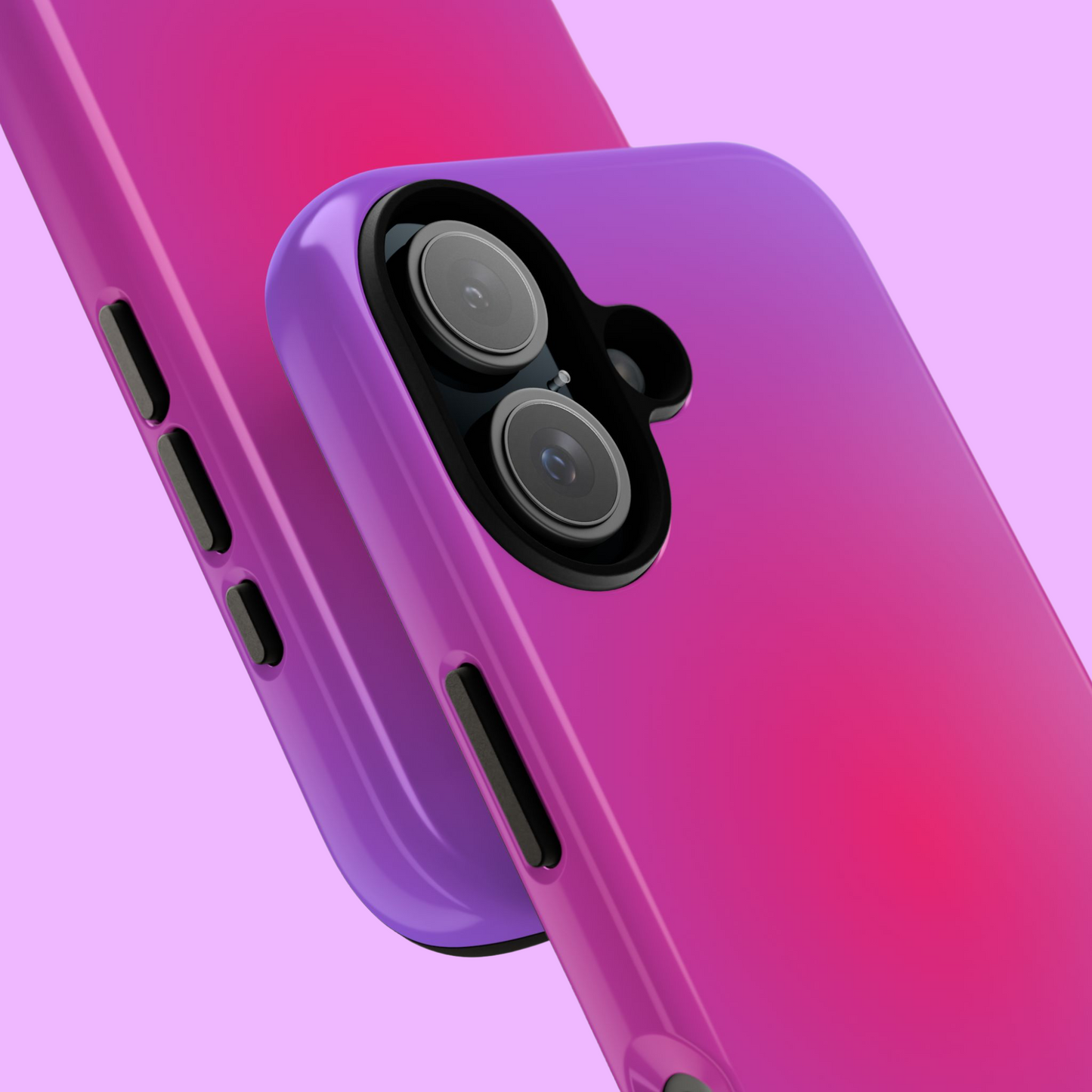 Pink to purple aura