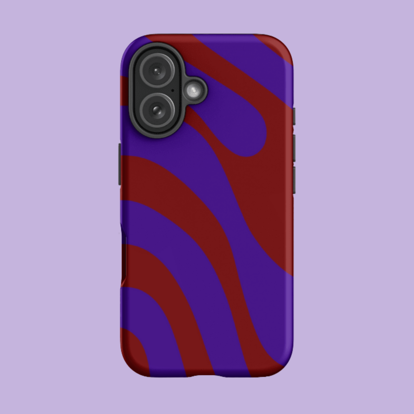 Violet and burgundy swirl