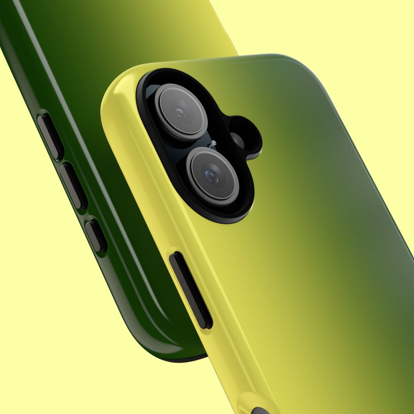 Soft yellow to green