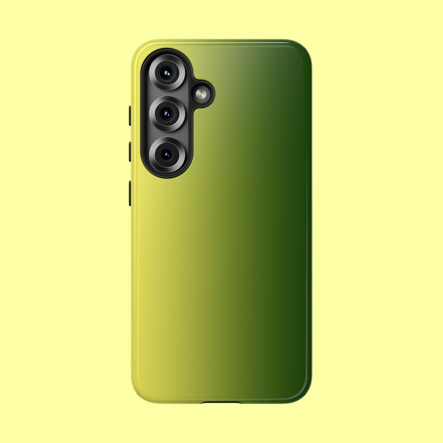 Soft yellow to green