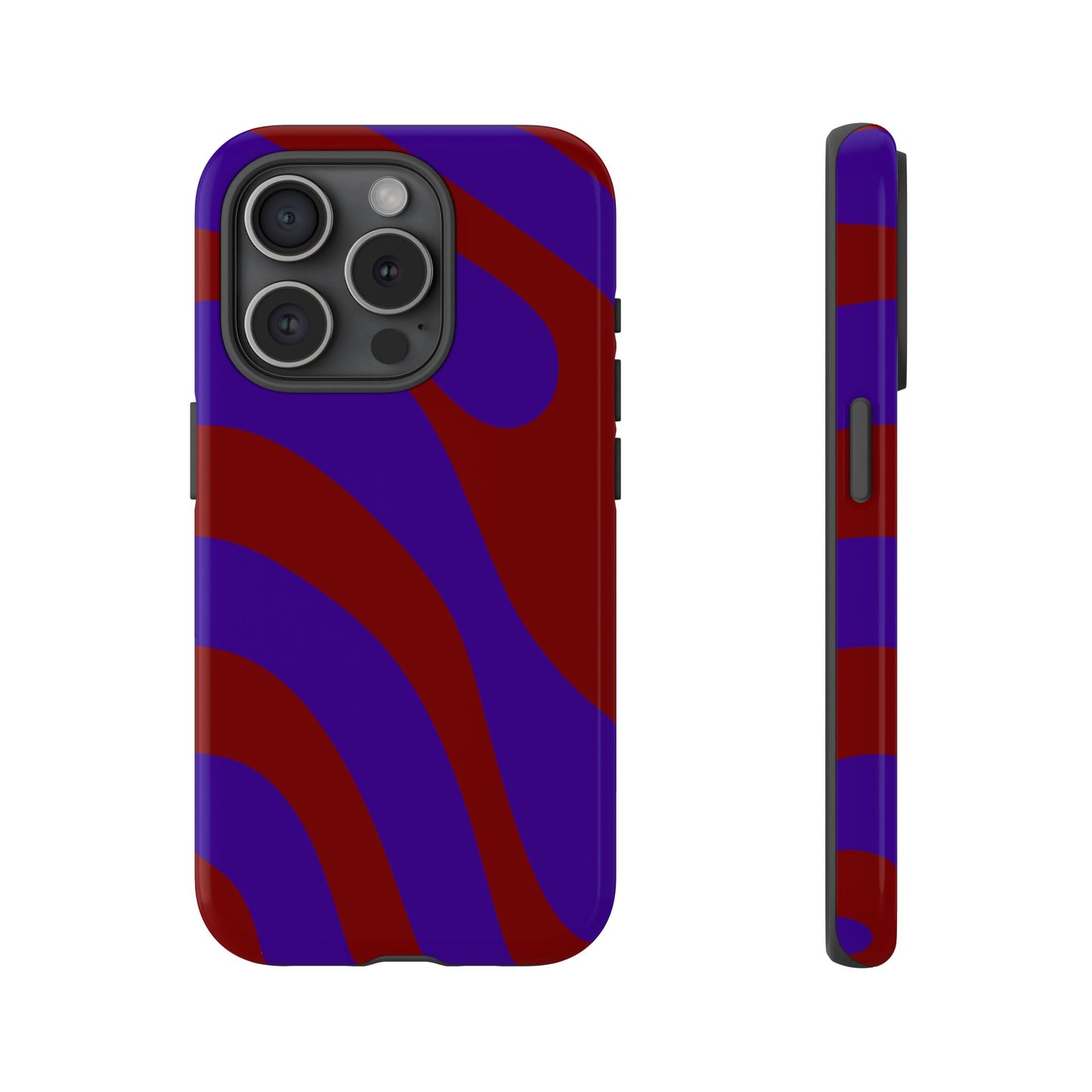 Violet and burgundy swirl