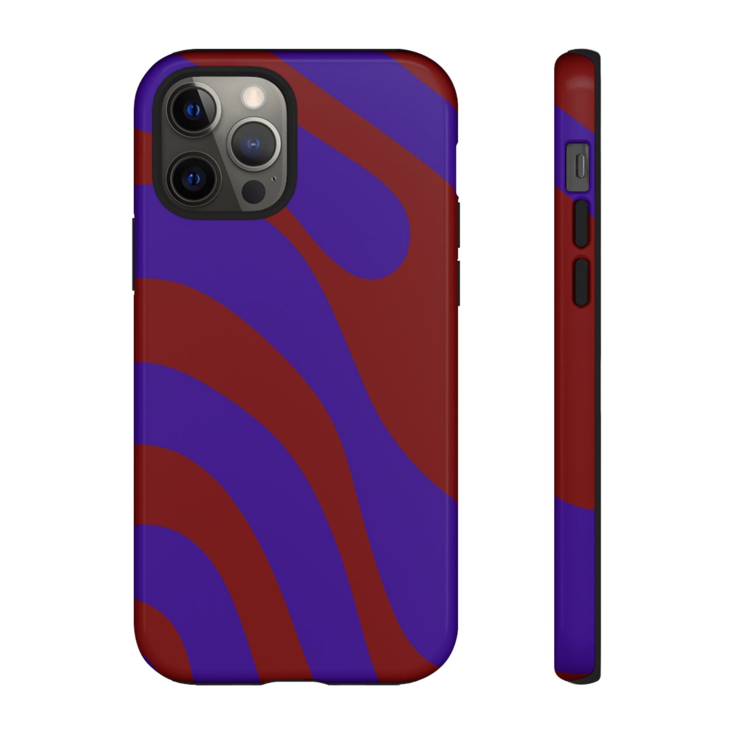 Violet and burgundy swirl