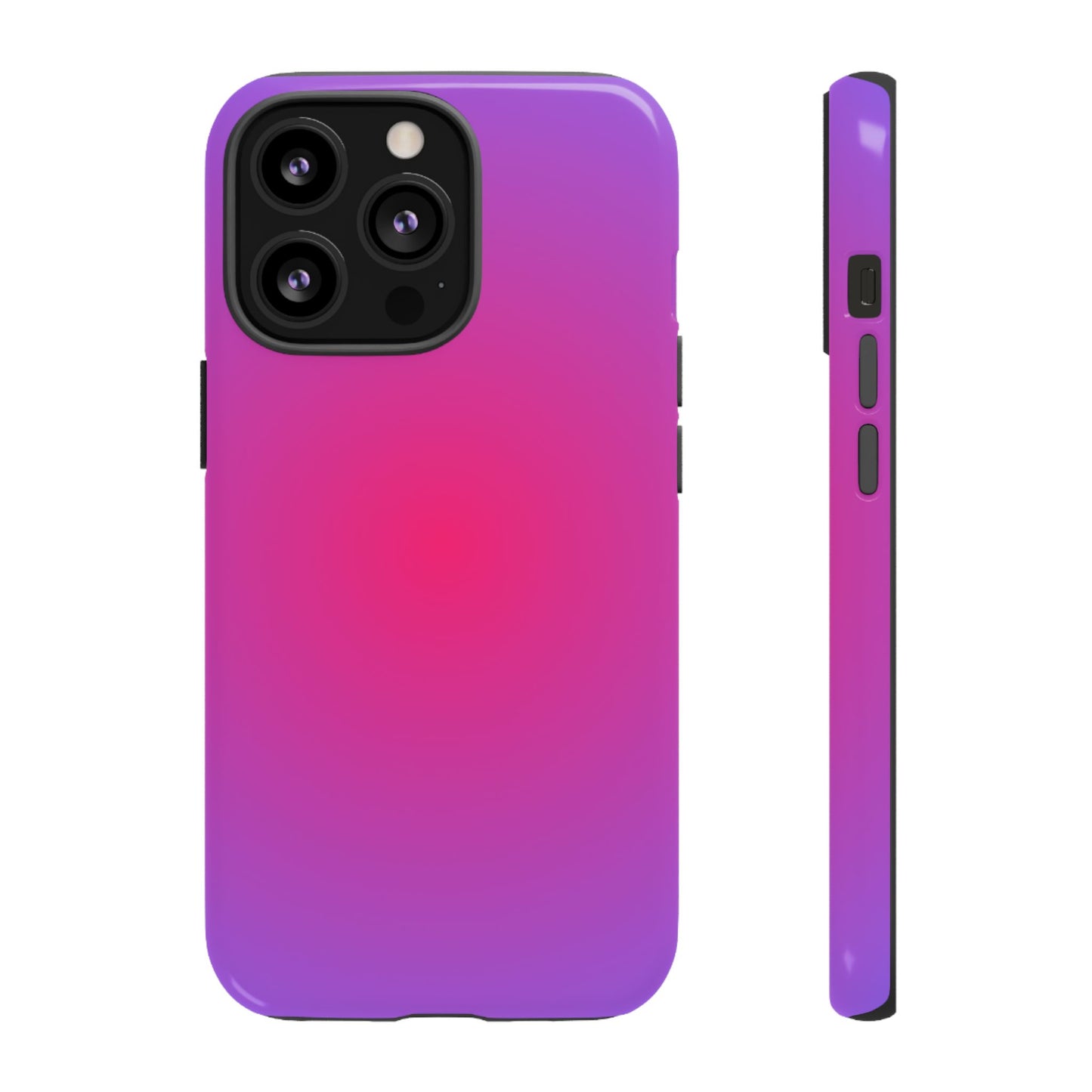 Pink to purple aura