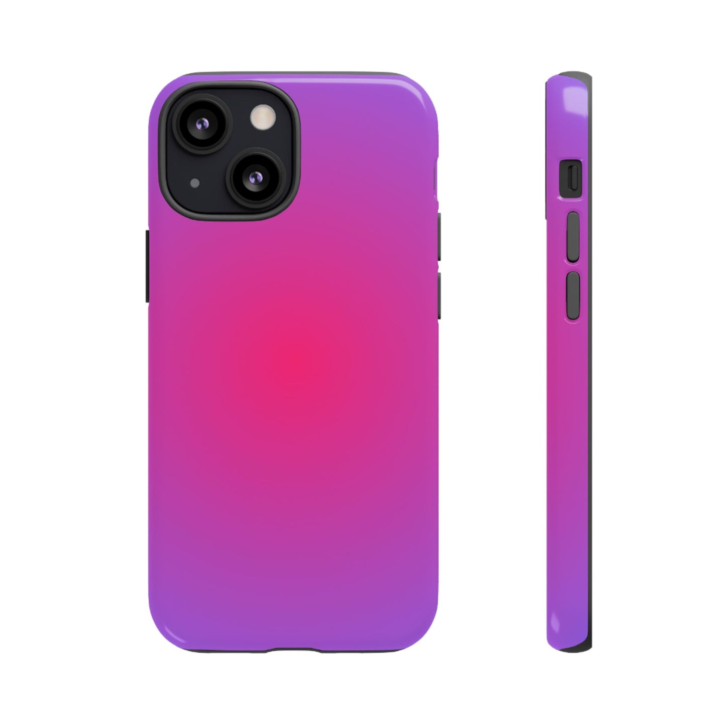 Pink to purple aura