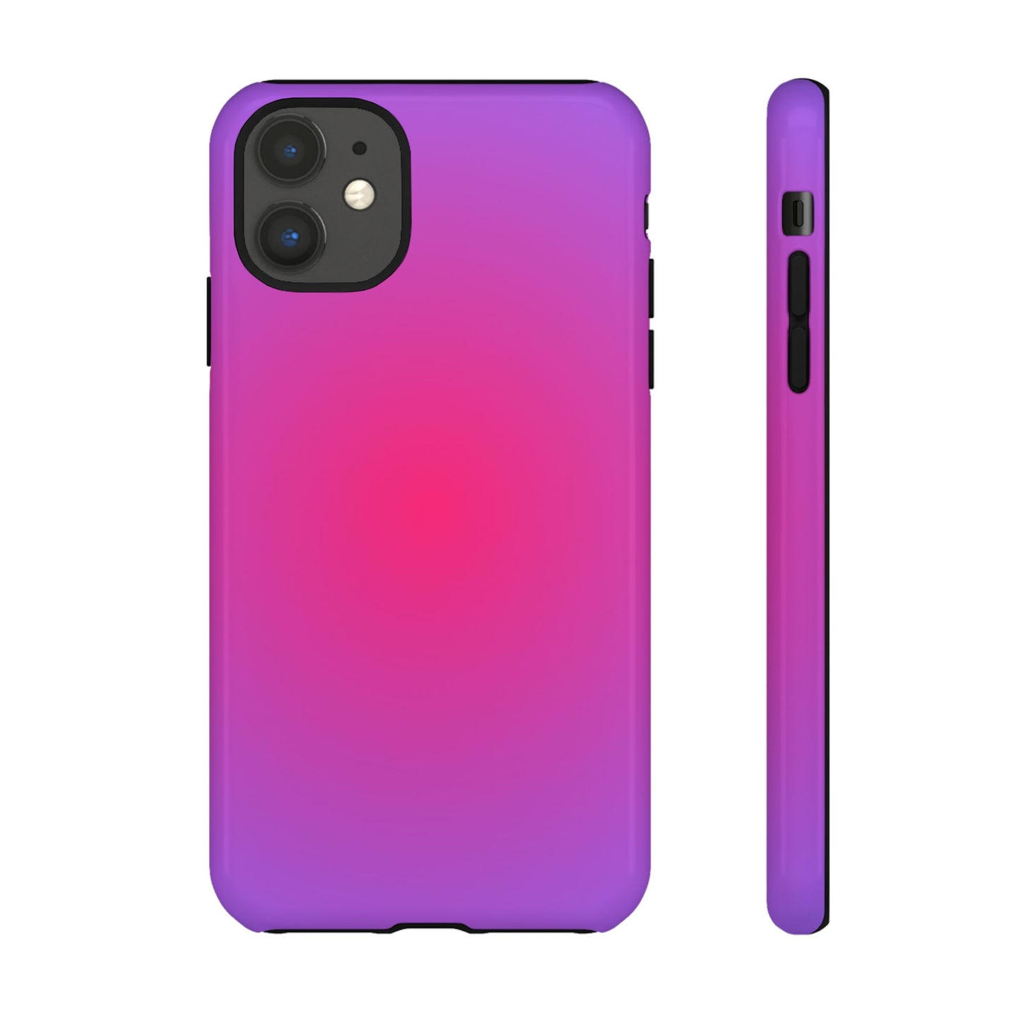 Pink to purple aura